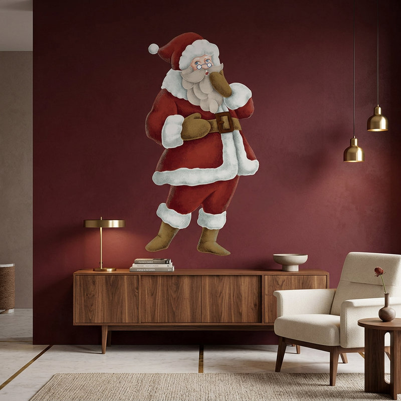Vinilos Decorativos: Pap&aacute; Noel cantando