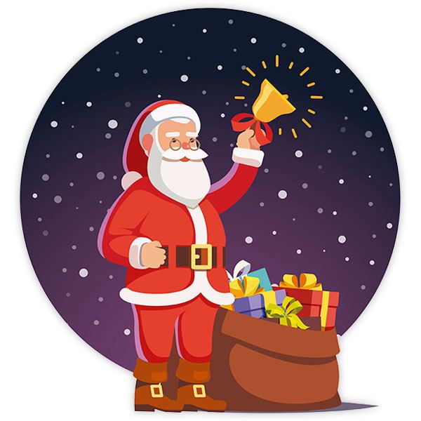 Vinilos Decorativos: Papá Noel trae Navidad