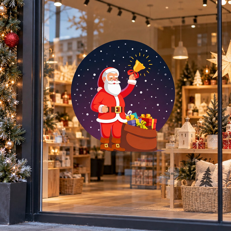 Vinilos Decorativos: Pap&aacute; Noel trae Navidad