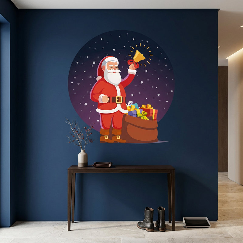 Vinilos Decorativos: Pap&aacute; Noel trae Navidad