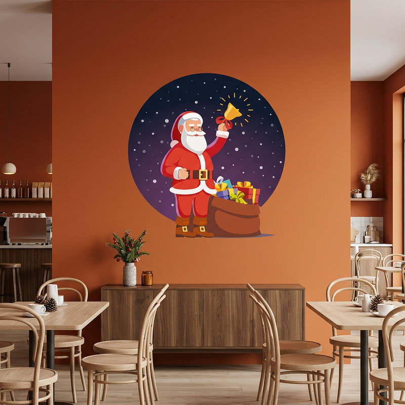 Vinilos Decorativos: Pap&aacute; Noel trae Navidad