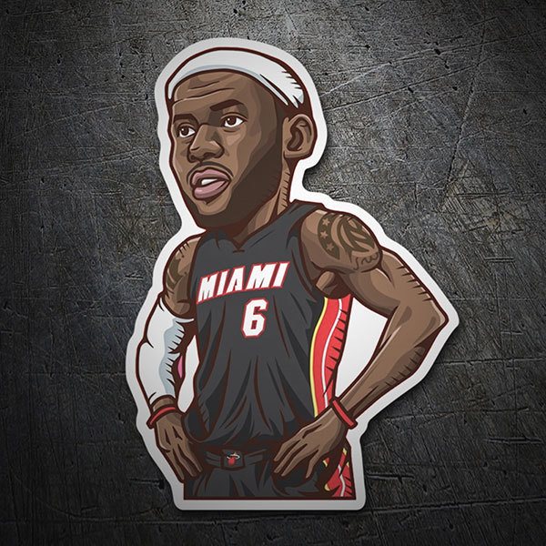 Pegatinas: NBA - Lebron James All-Star