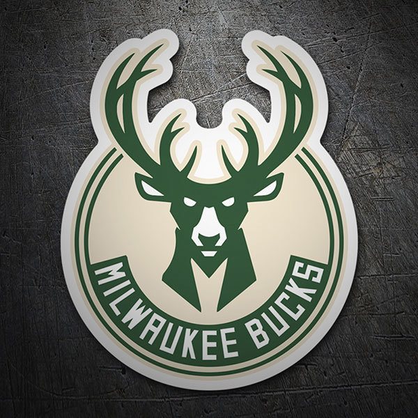 Pegatinas: Milwaukee Bucks escudo 1