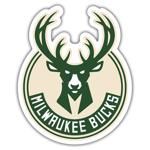 Pegatinas: Milwaukee Bucks escudo