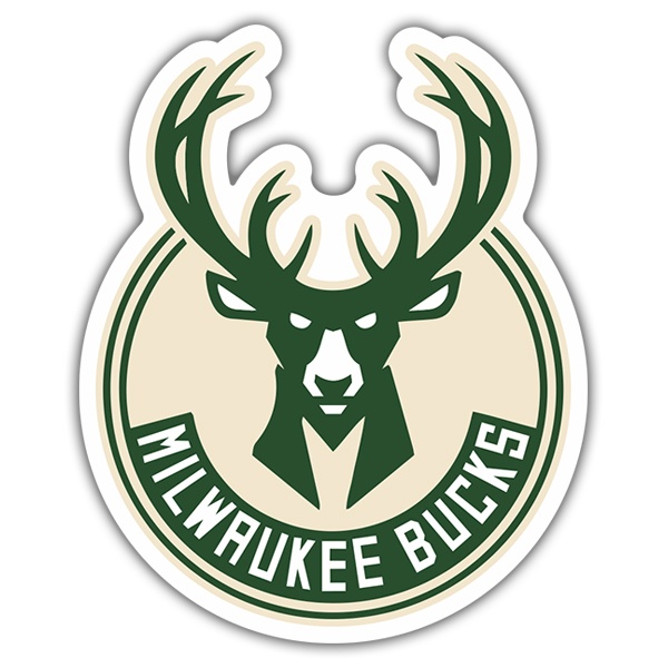 Pegatinas: Milwaukee Bucks escudo