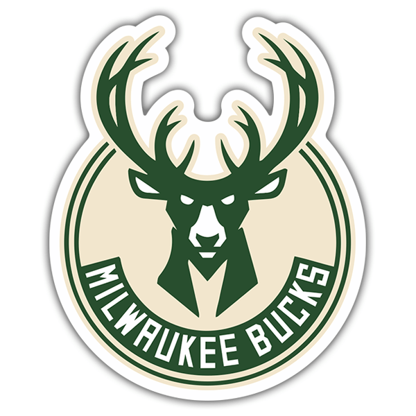 Pegatinas: Milwaukee Bucks escudo 0