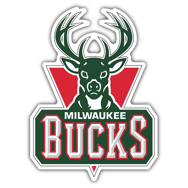 Pegatinas: Milwaukee Bucks escudo antiguo