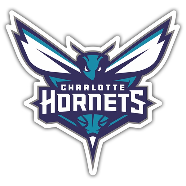 Pegatinas: NBA - Charlotte Hornets escudo