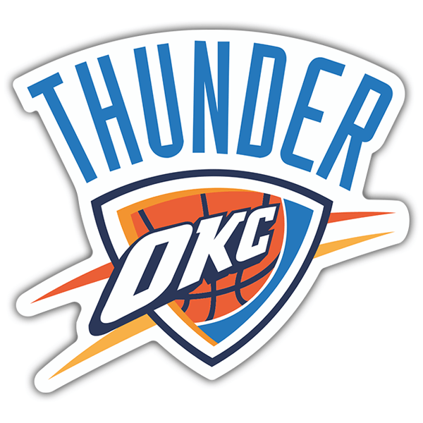 Pegatinas: NBA - Oklahoma City Thunder escudo 0