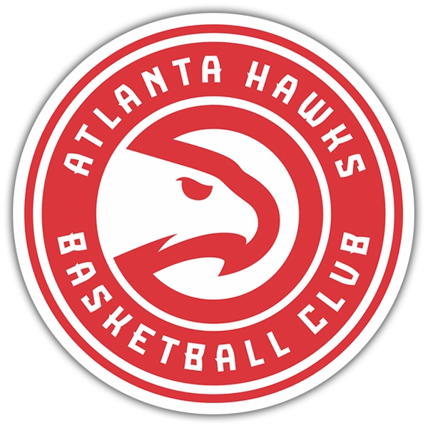 Pegatinas: NBA - Atlanta Hawks escudo