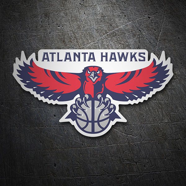 Pegatinas: NBA - Atlanta Hawks escudo antiguo 1