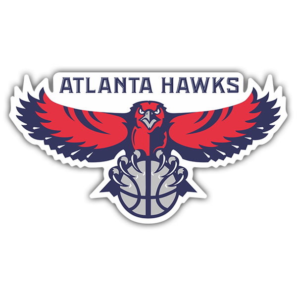 Pegatinas: NBA - Atlanta Hawks escudo antiguo 0