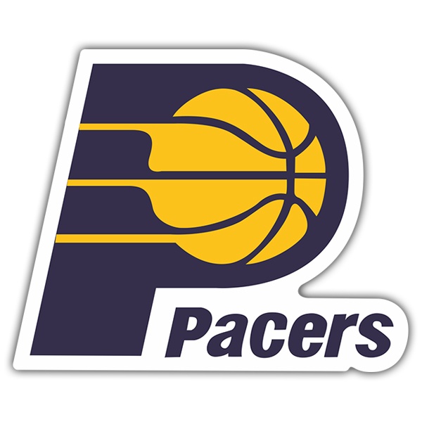 Pegatinas: NBA - Indiana Pacers escudo antiguo