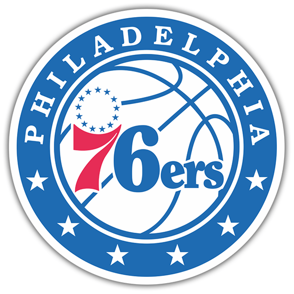 Pegatinas: NBA - Philadelphia 76ers escudo