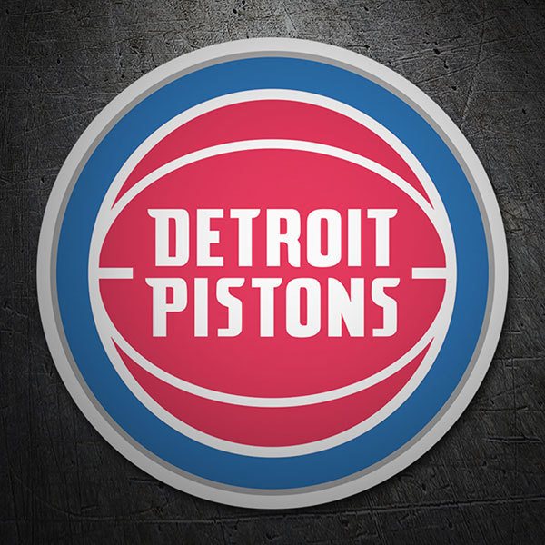 Pegatinas: NBA - Detroit Pistons escudo 1
