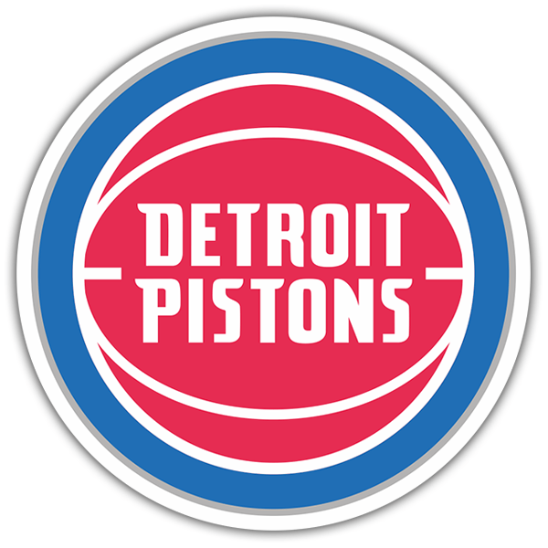 Pegatinas: NBA - Detroit Pistons escudo 0