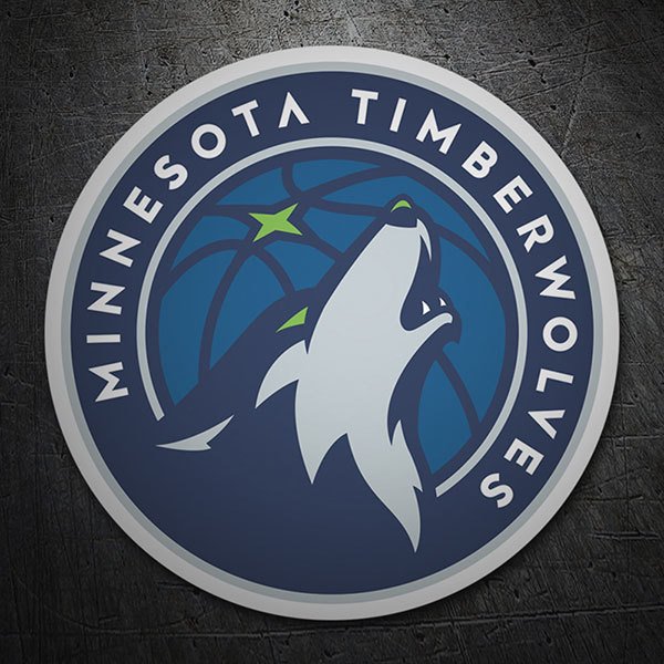 Pegatinas: NBA - Minnesota Timberwolves escudo
