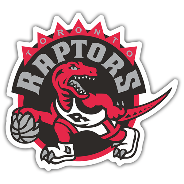 Pegatinas: NBA - Toronto Raptors escudo antiguo 0