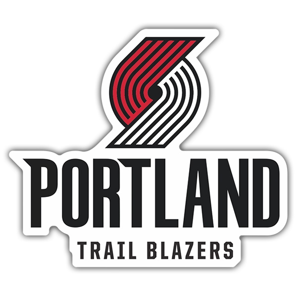 Pegatinas: NBA - Portland Trail Blazers escudo