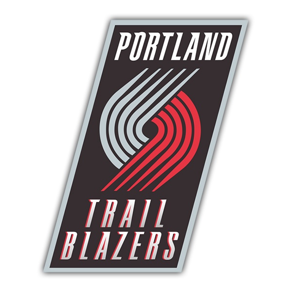 Pegatinas: NBA - Portland Trail Blazers escudo antiguo