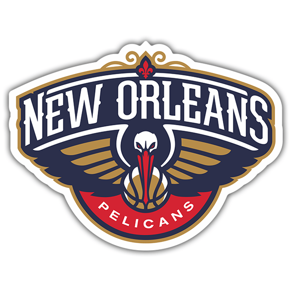 Pegatinas: NBA - New Orleans Pelicans escudo 0