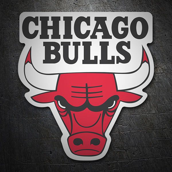 Pegatinas: NBA - Chicago Bulls escudo