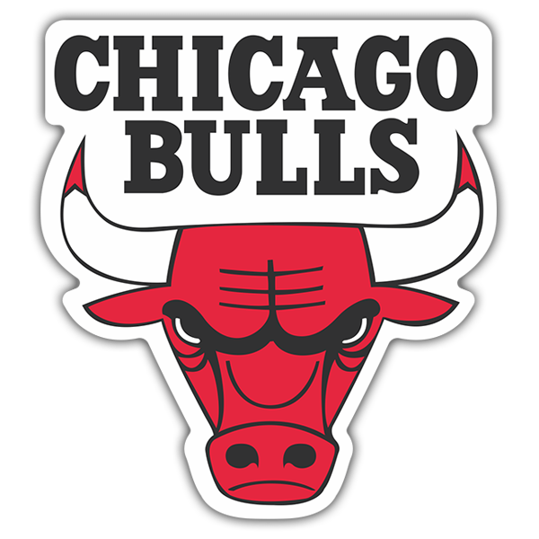 Pegatinas: NBA - Chicago Bulls escudo
