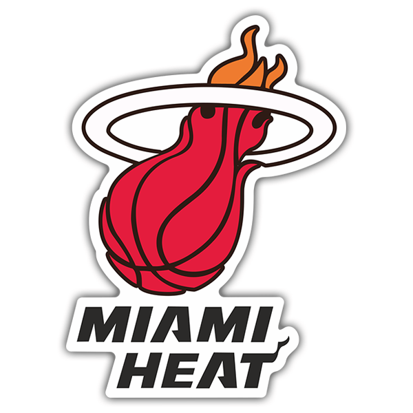 Pegatinas: NBA - Miami Heat escudo 0