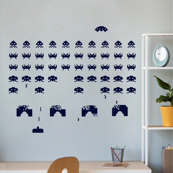 Vinilos Decorativos: Space Invaders