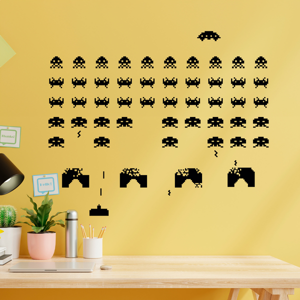 Vinilos Decorativos: Space Invaders