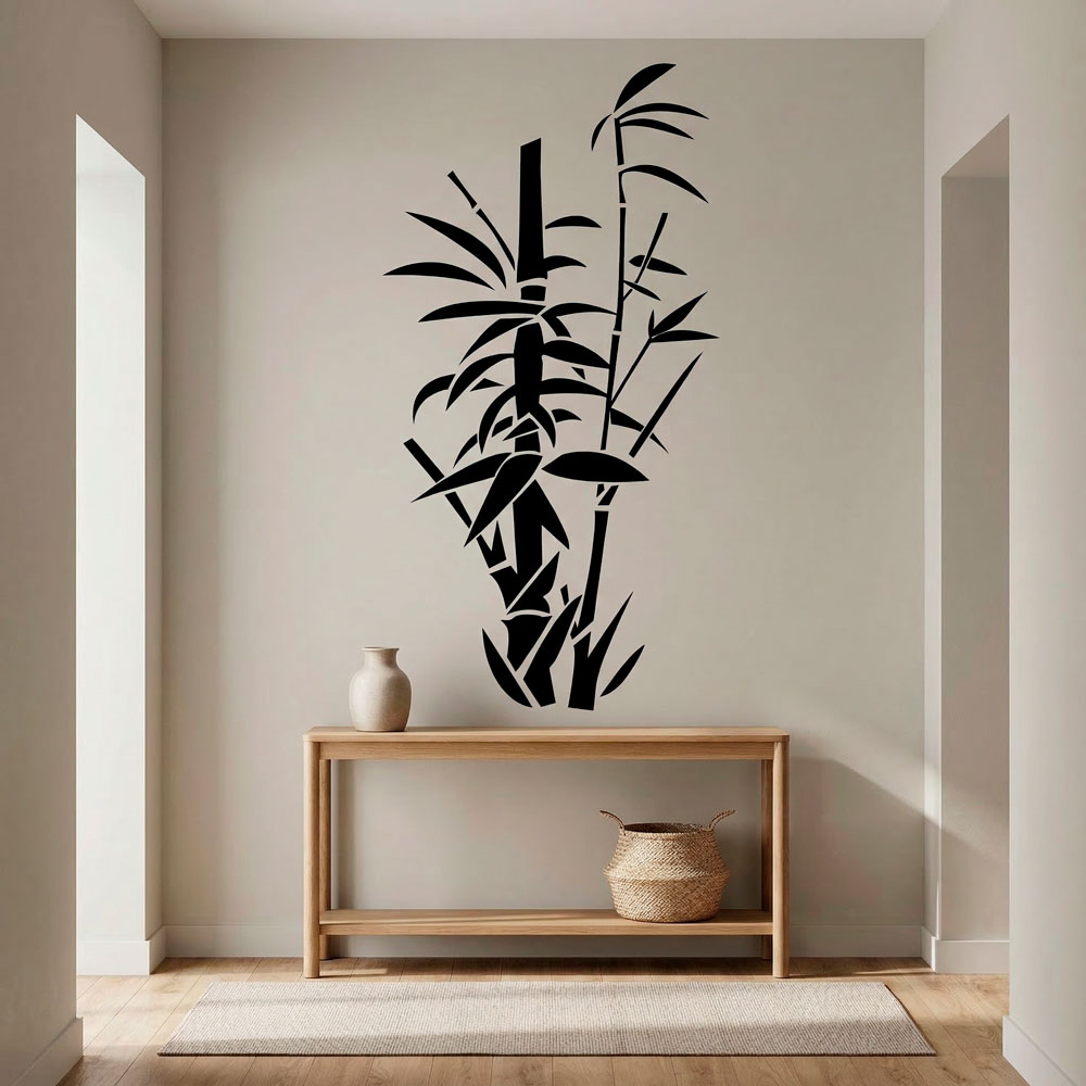 Vinilos Decorativos: Floral Ca&ntilde;as de bamb&uacute;