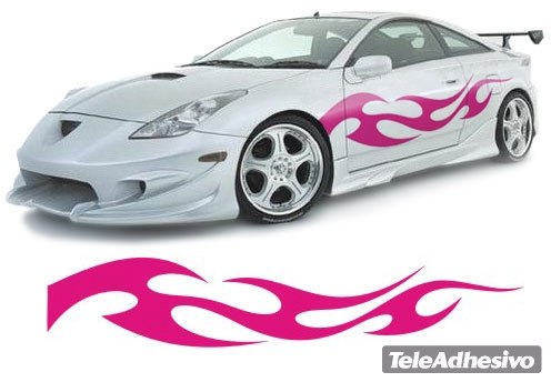 Pegatinas: New Flaming 4