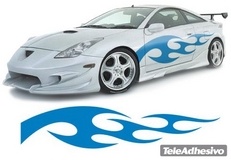 Pegatinas: New Flaming 8 2