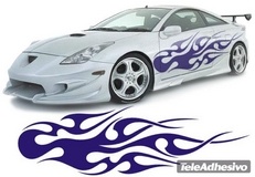 Pegatinas: New Flaming 9 2