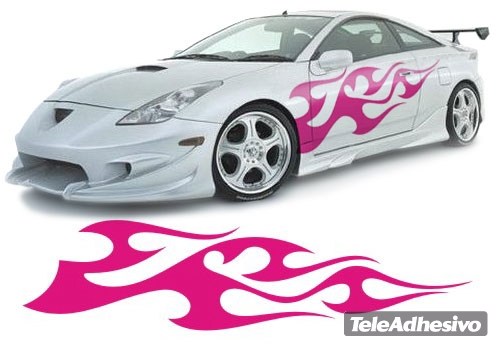 Pegatinas: New Flaming 10