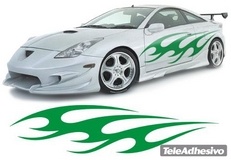 Pegatinas: New Flaming 35 2