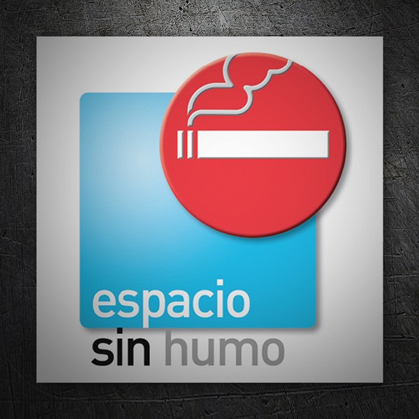 Pegatinas: Pegatina de espacio sin humo