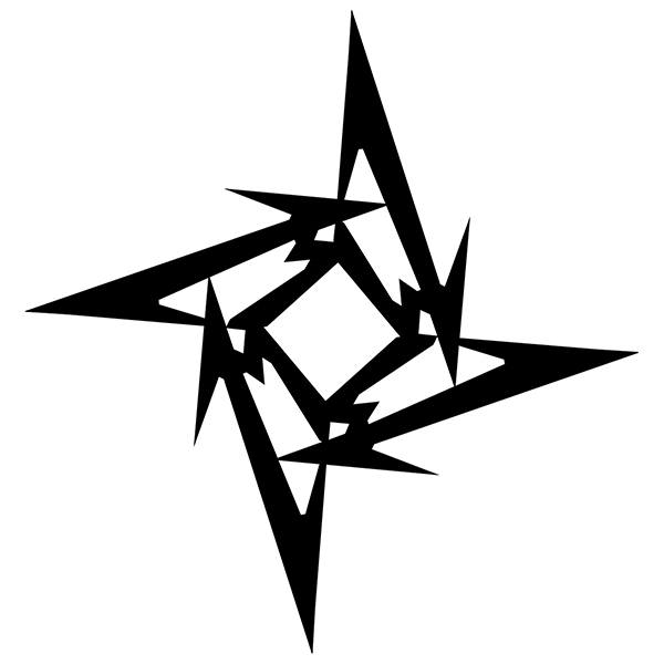 Pegatinas: Logo Metallica