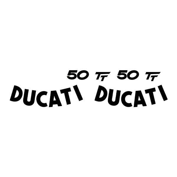 Pegatinas: Ducati 50 tt