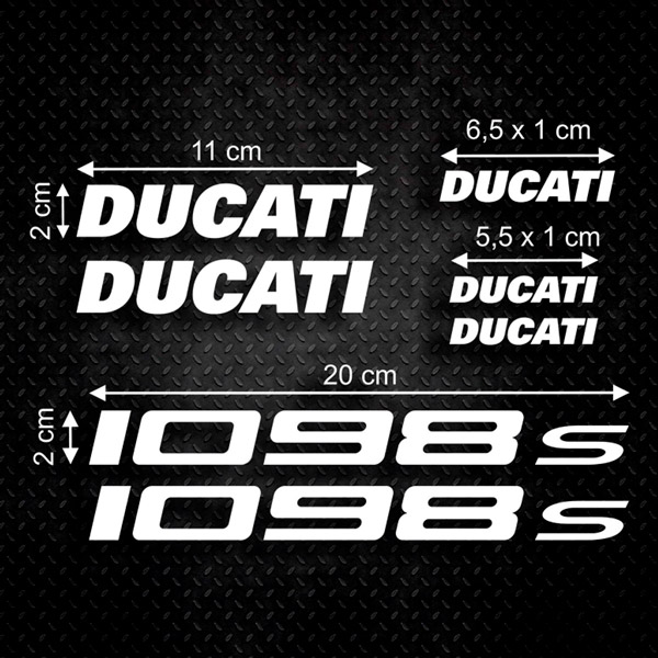Pegatinas: Set 7X Ducati 1098s