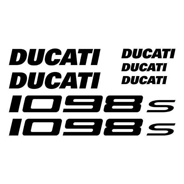 Pegatinas: Set 7X Ducati 1098s