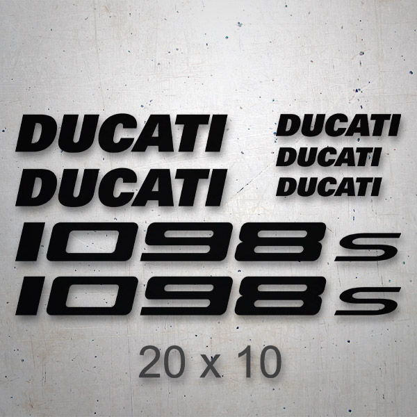 Pegatinas: Set 7X Ducati 1098s