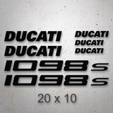 Pegatinas: Set 7X Ducati 1098s 2