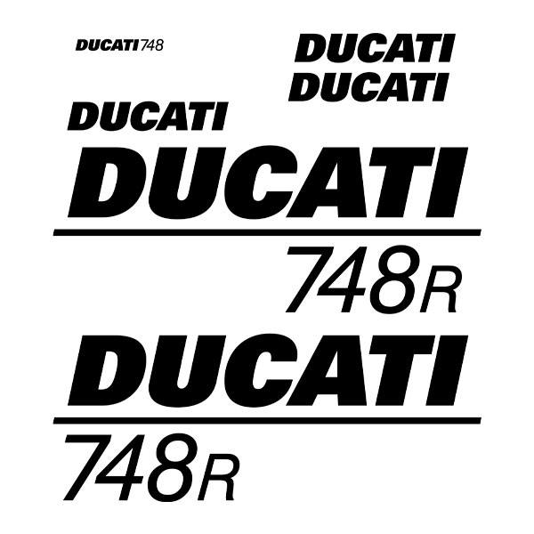 Pegatinas: Set 6X Ducati 748 R