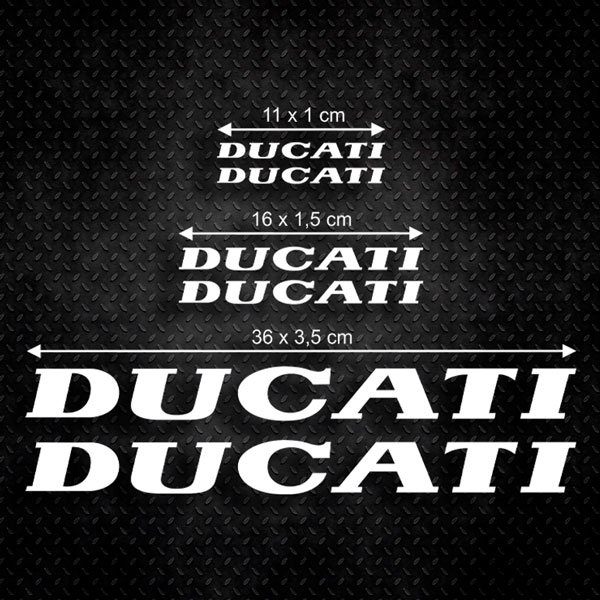 Pegatinas: Set 6X Ducati II