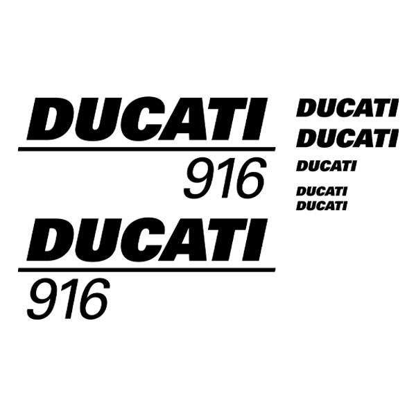 Pegatinas: Set 7X Ducati 916