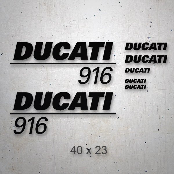 Pegatinas: Set 7X Ducati 916