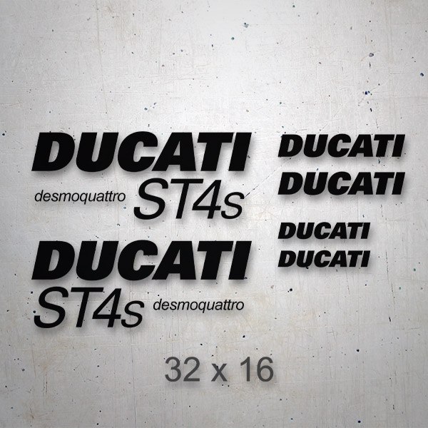 Pegatinas: Set 6X Ducati ST4s