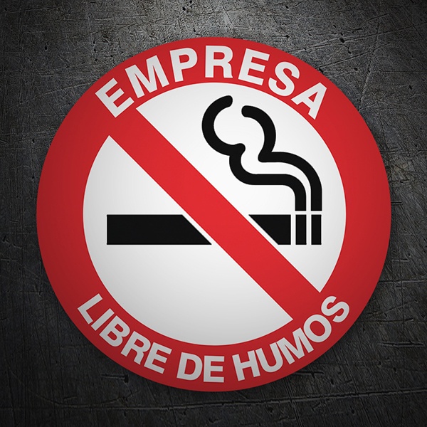 Pegatinas: Pegatina Prohibido fumar en empresa