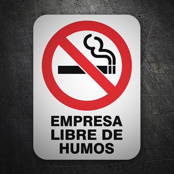 Pegatinas: Pegatina Prohibido fumar en la oficina